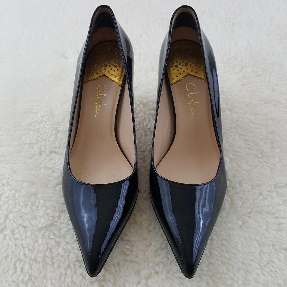 Cole Haan Nike Air Patent Leather Heels Sz 9 - Picture 2 of 8